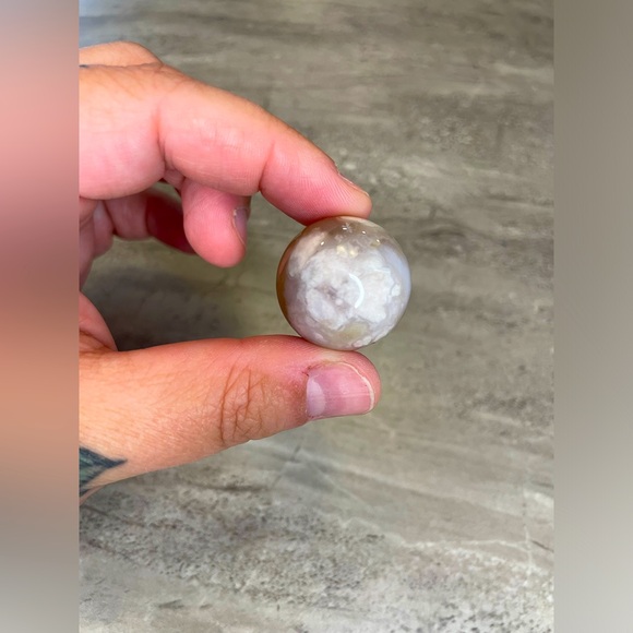 Flower Agate Sphere - Picture 1 of 2